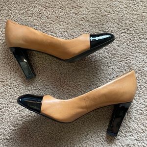 Franco Sarto square toe heels